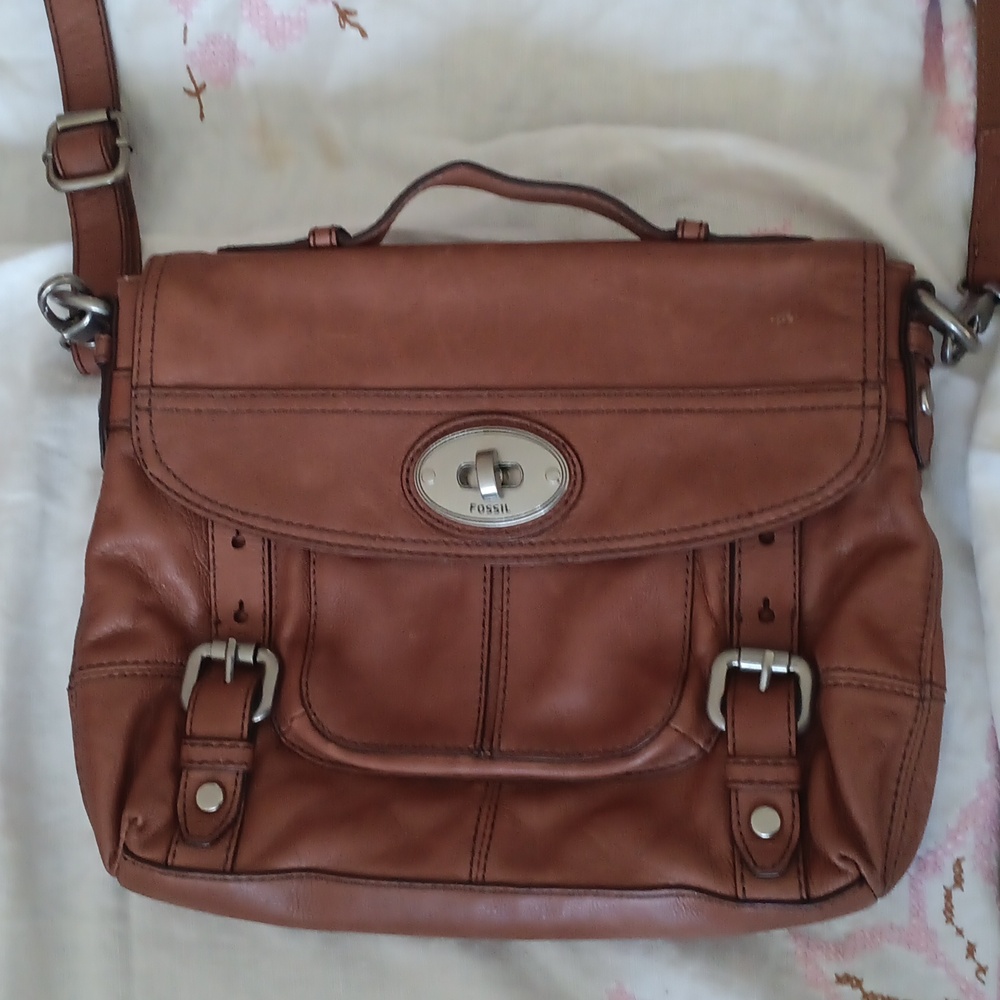 Fossil Brown Crossbody Bag